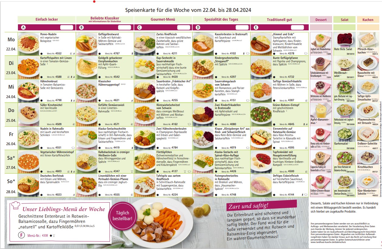 Bild 31 Landhausküche. Essen auf Rädern von apetito. in Frankfurt