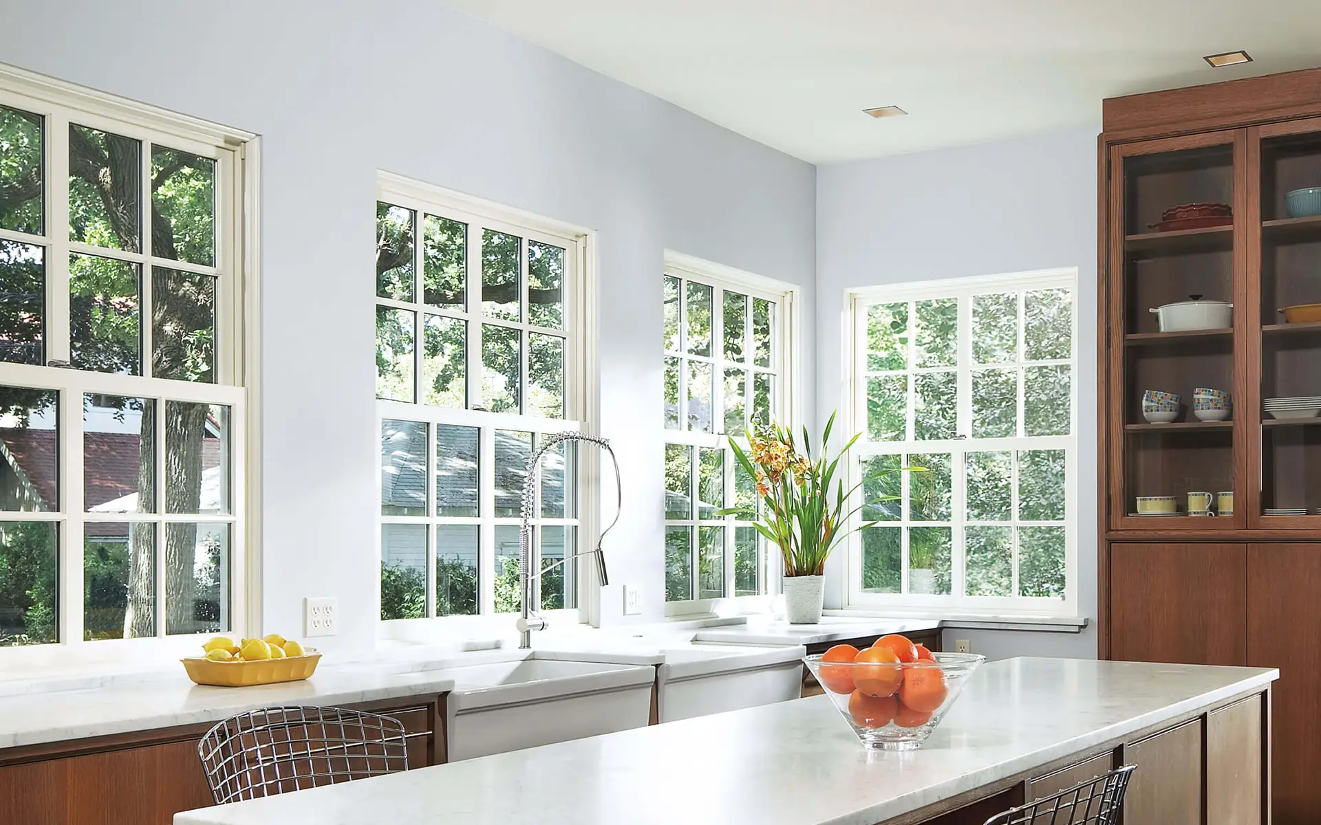 Infinity by Marvin large double hung replacement windows