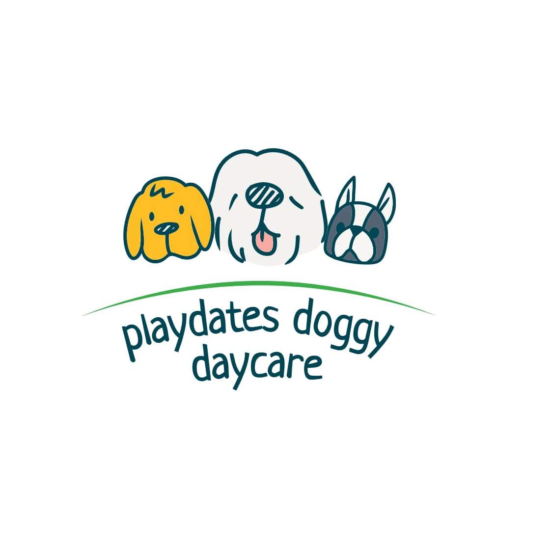 LOGO Playdates Doggy Daycare Haslemere 07880 728681