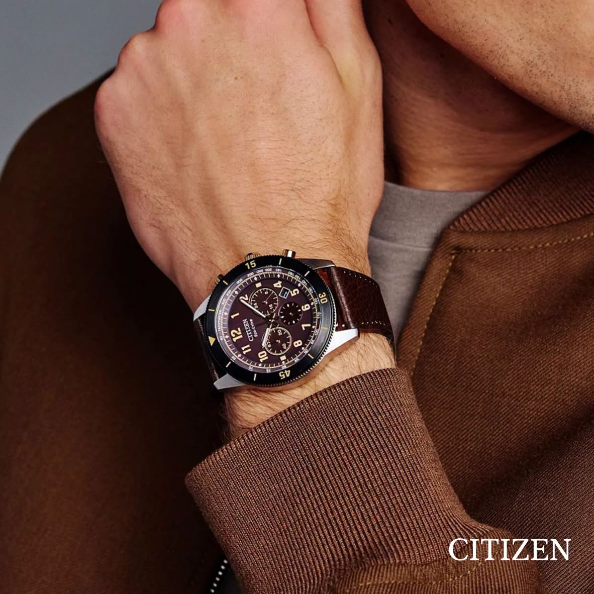 Inspired by the golden age of aviation, the Citizen Terra Force combines rugged chronograph styling with Eco-Drive technology powered by any light. Visit Stambaugh Jewelers to see it in person.