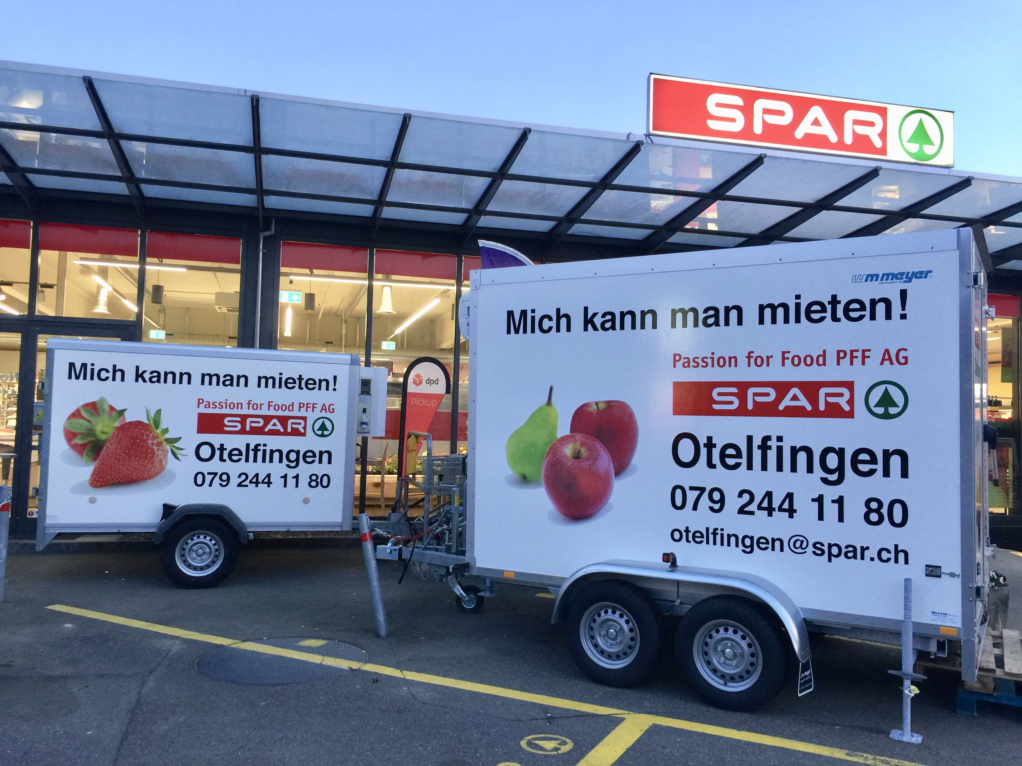 Kühlanhänger gross und klein für Ihren speziellen Anlass