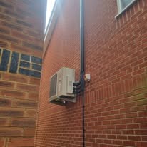 Multi Split air to air heat pump installation.