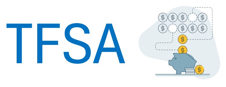 TFSA Piggy Bank with money going in