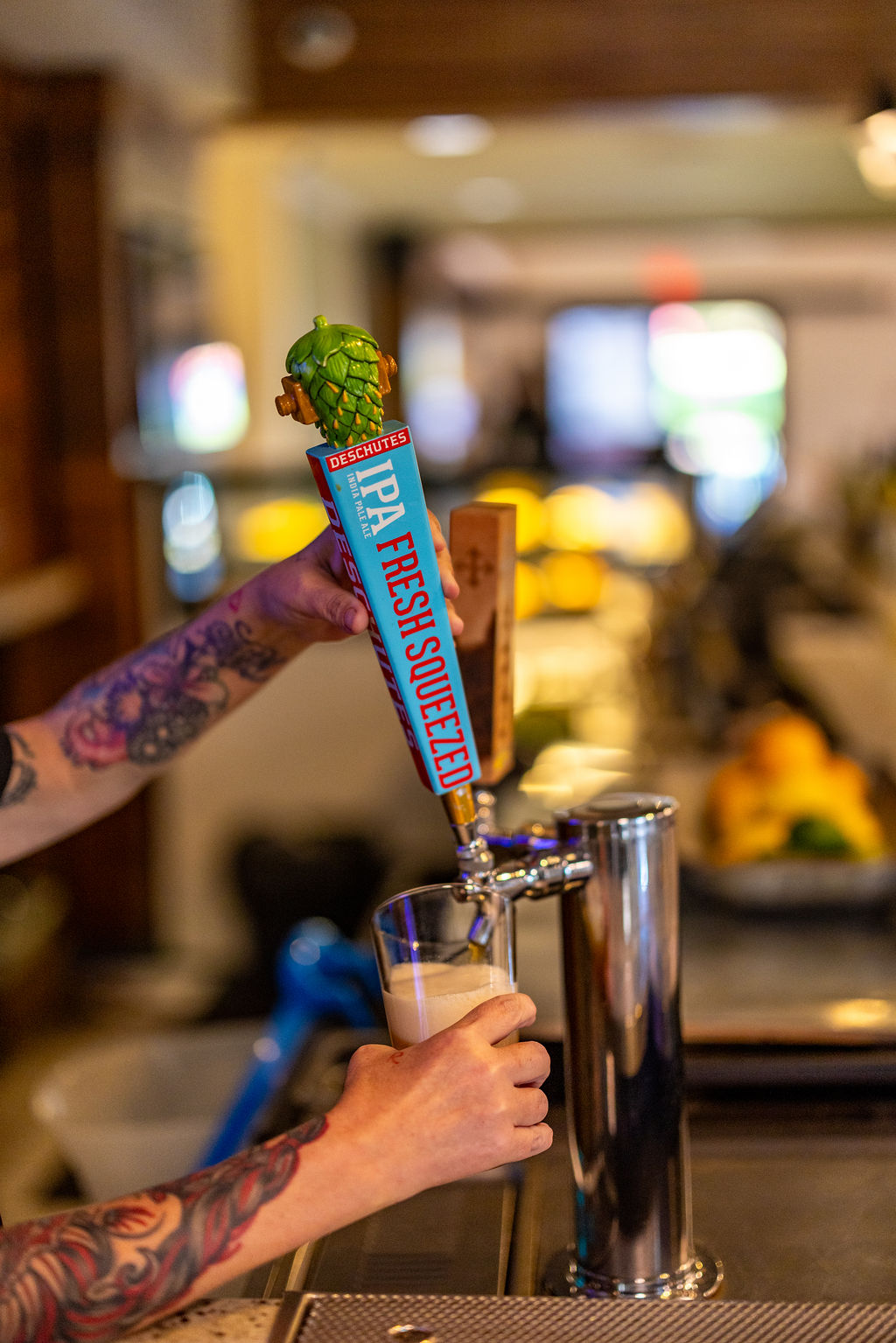 Your favorite brews are always on tab at The Franklin