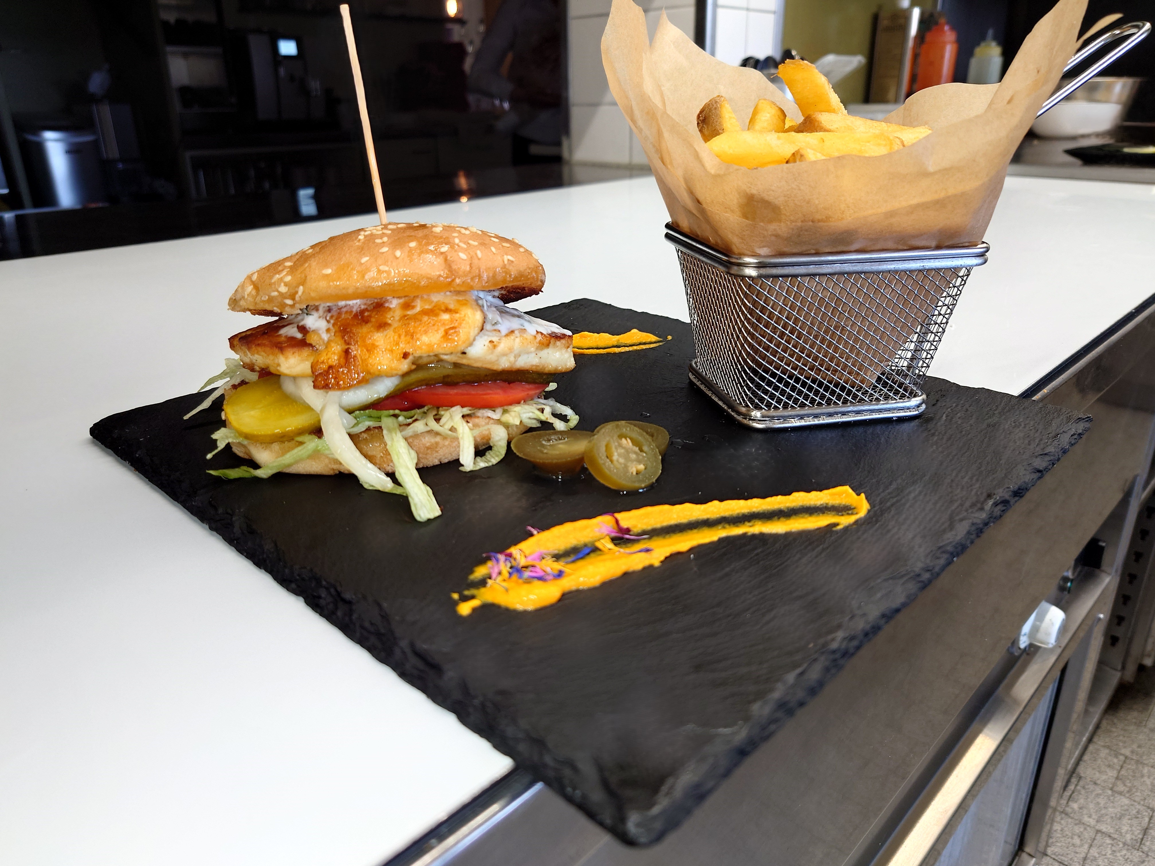 Halloumi-Burger