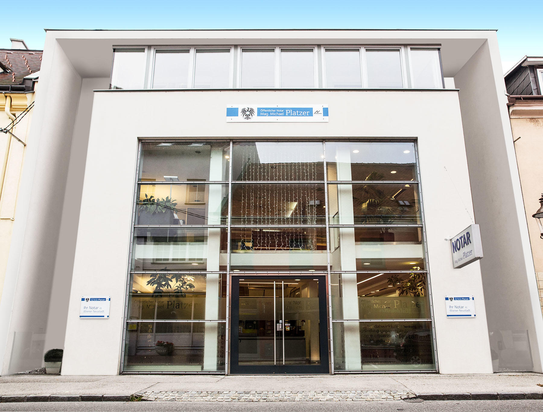 Notar Mag Michael Platzer, Bahngasse 11 in Wiener Neustadt