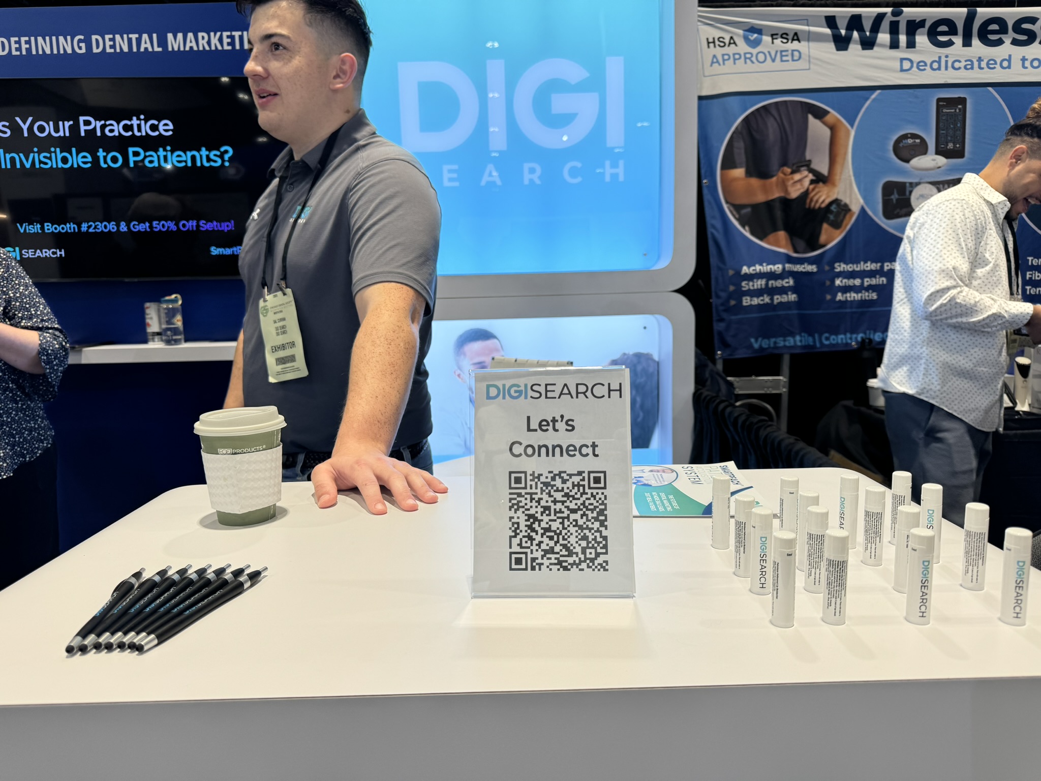 The DIGI Search booth at the 2025 Chicago Midwinter Meeting