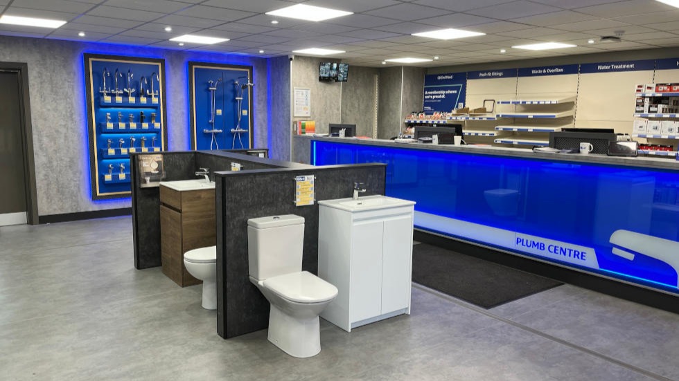 Inside Plumb Centre in Shrewsbury