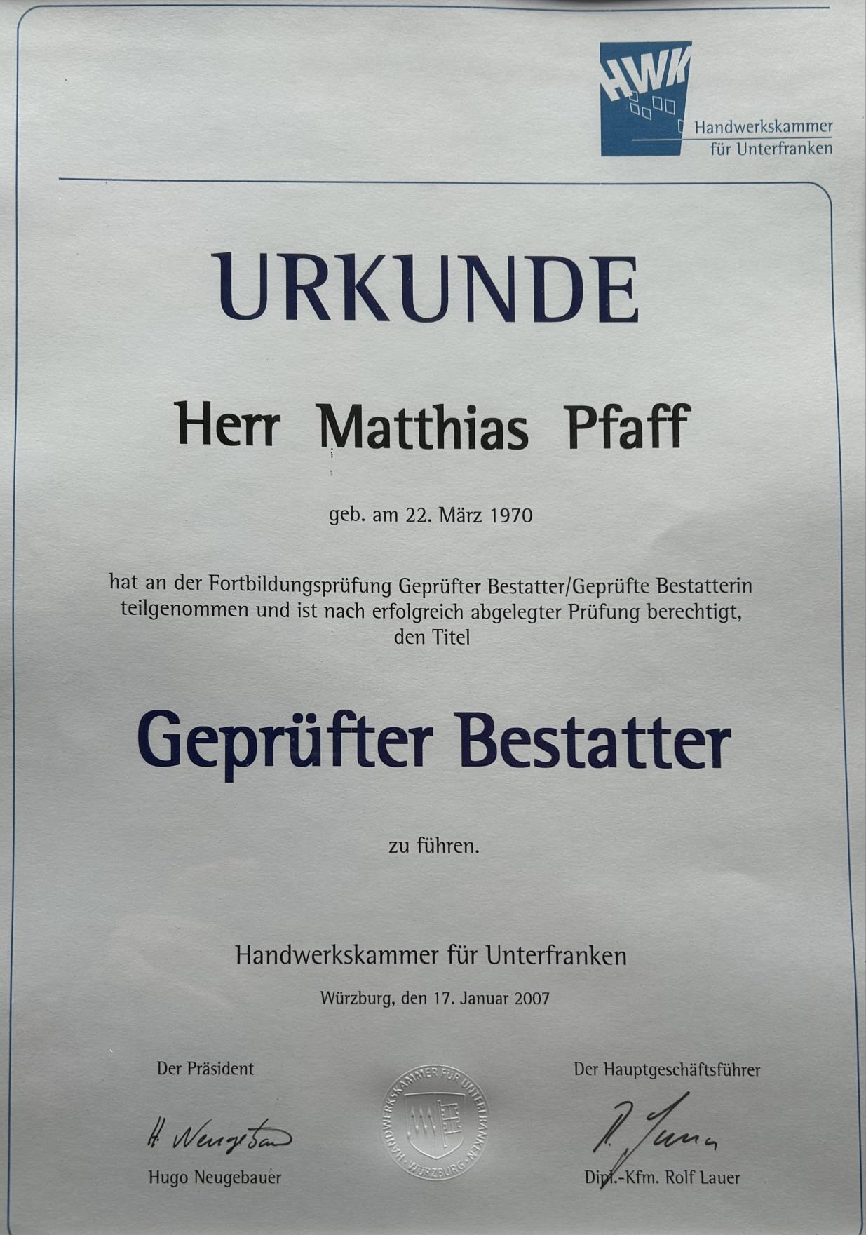 Bilder Bestattungshaus Schorr - Das Bestattungshaus im Landkreis Haßberge