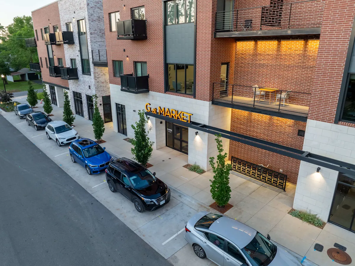 A Street View of a Building at G at Market Apartments, Bentonville, AR, 72712