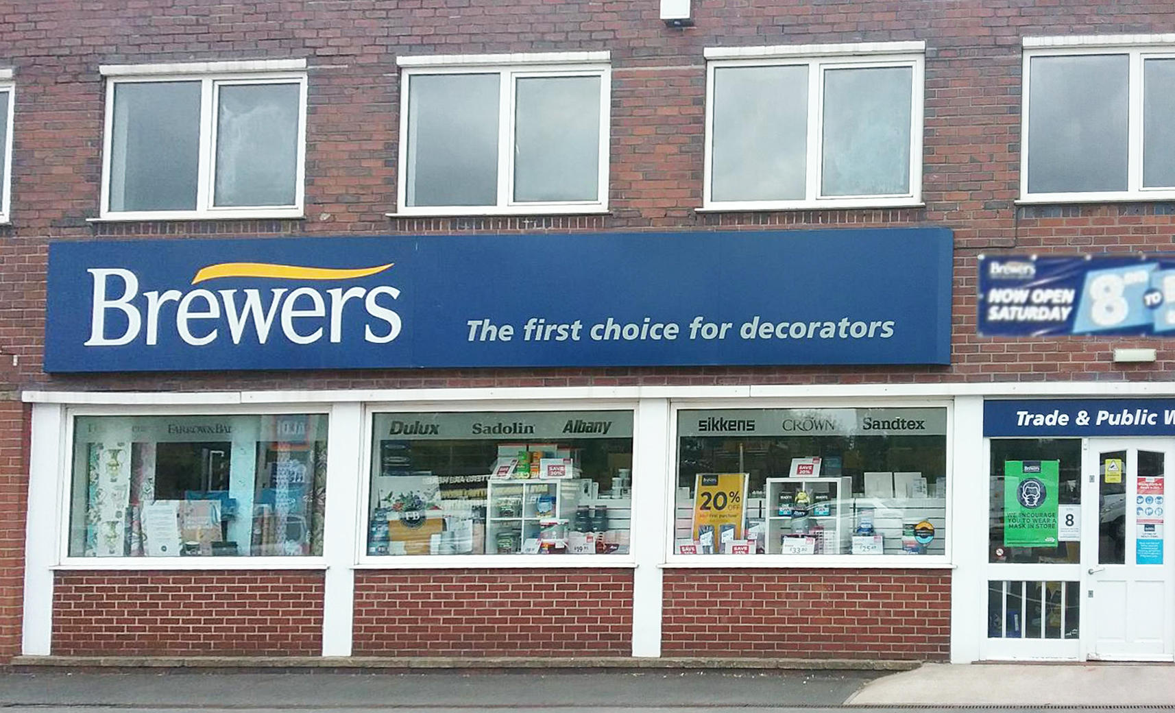 Brewers Decorator Centres Stoke-on-Trent 01782 209221