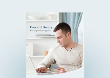 Financial literacy guide cover page.