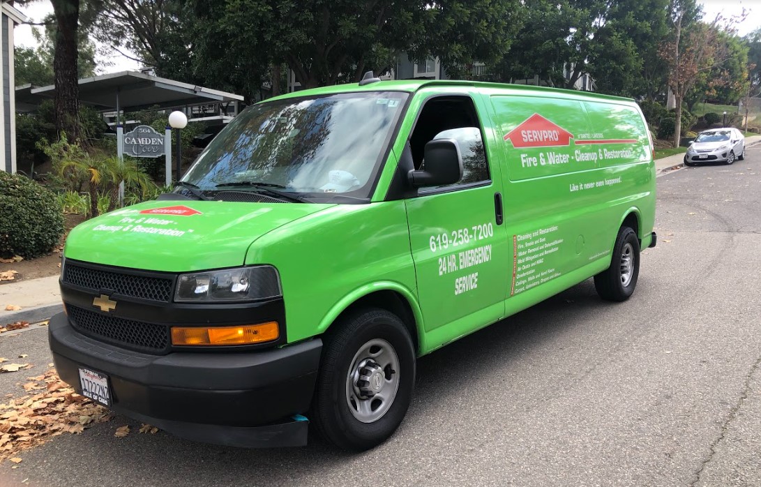 One of our may SERVPRO emergency response vans