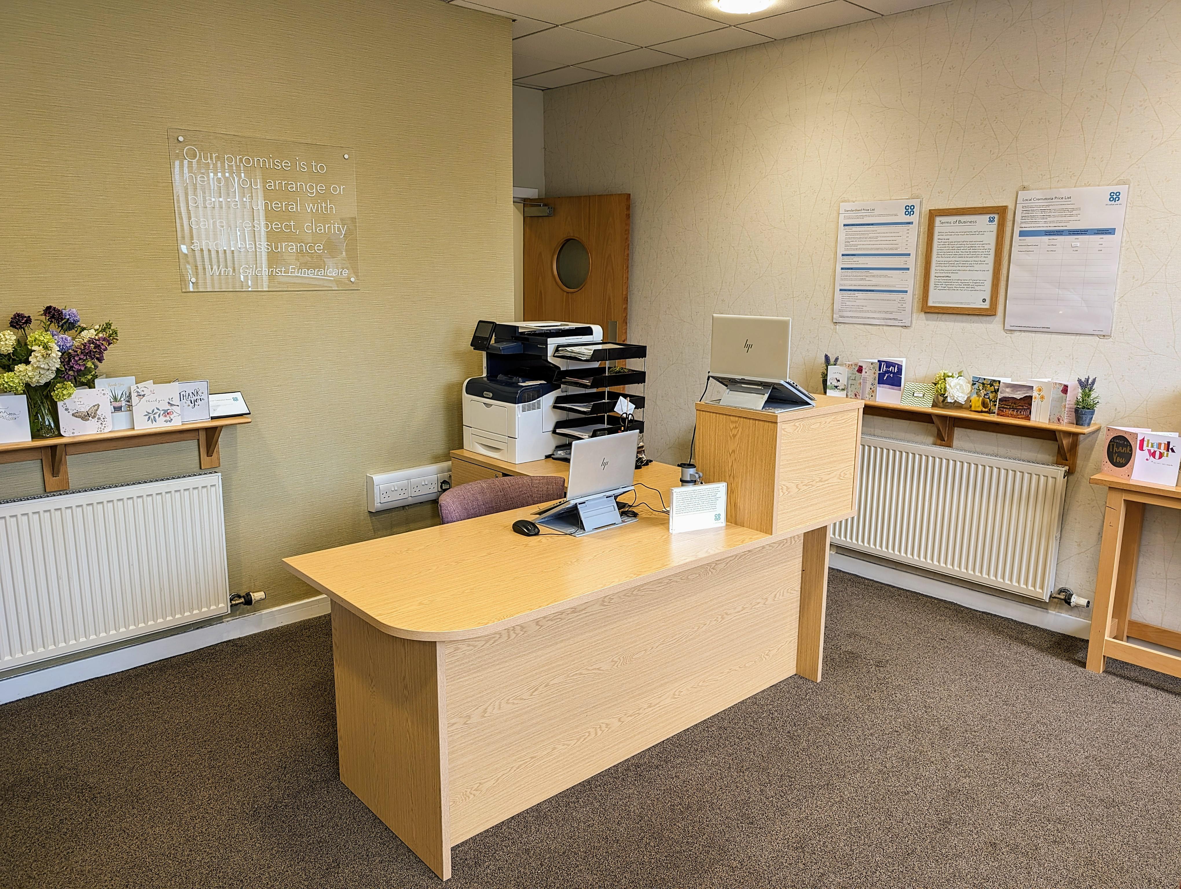 Wm Gilchrist, Aberdeen, Bucksburn Front office alt