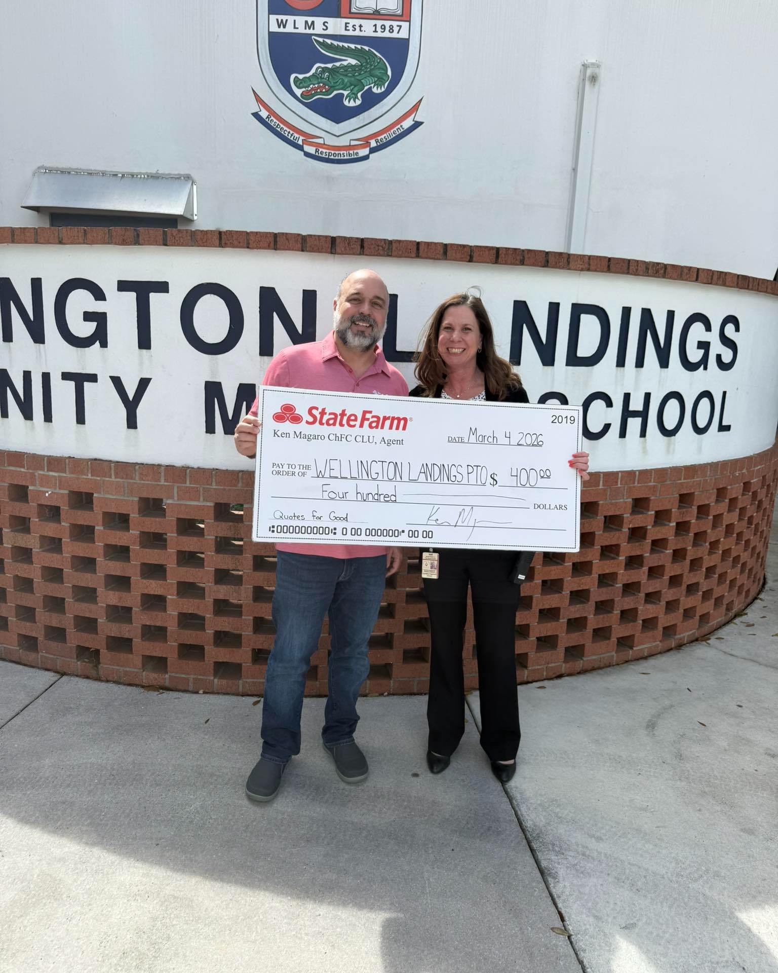 We love working with our community! Go Gators!!