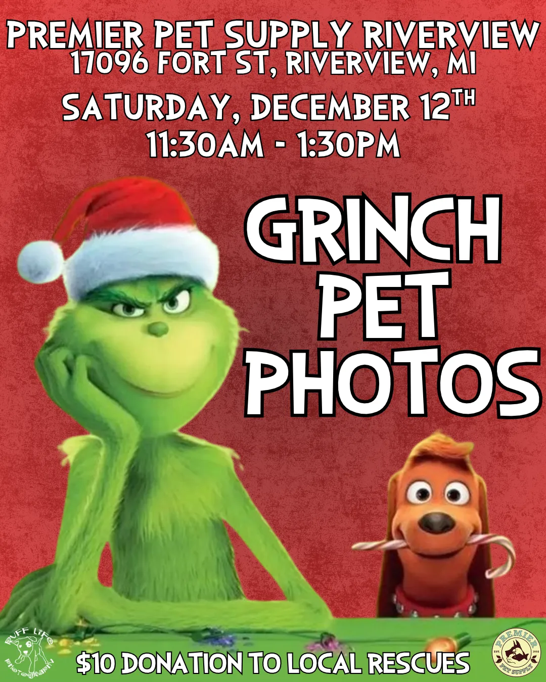 Image of Local Pet Event GRINCH PHOTOS W/ RUFF LIFE PHOTOGRAPHY | RIVERVIEW Nearby