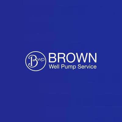 Brown Well Pump Service Logo