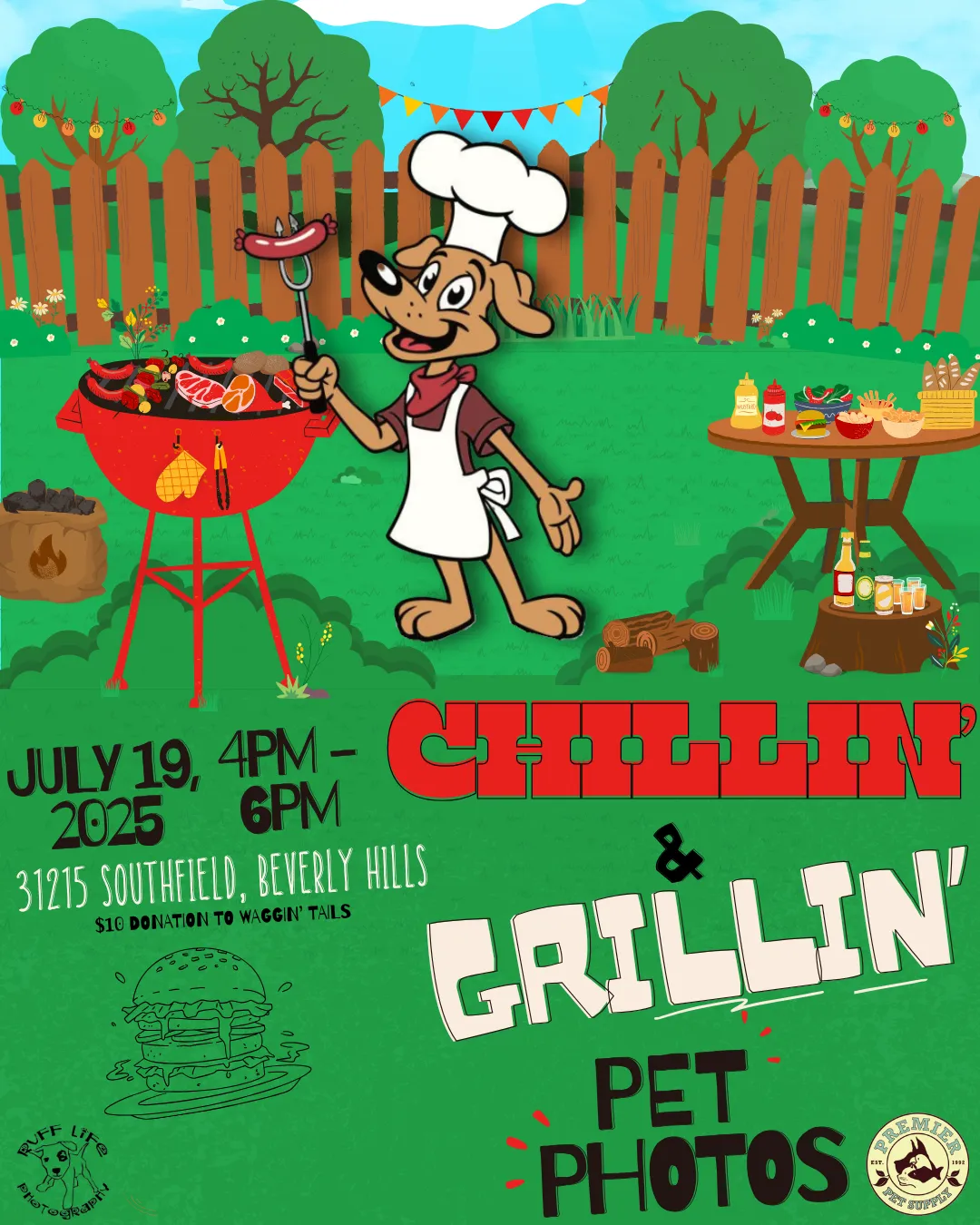 Image of Local Pet Event CHILLIN' & GRILLIN' PET PHOTOS W/ RUFFLIFE PHOTO | BEVERLY Nearby