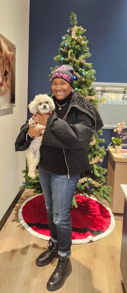 CityVet | Providence team member and dog patient