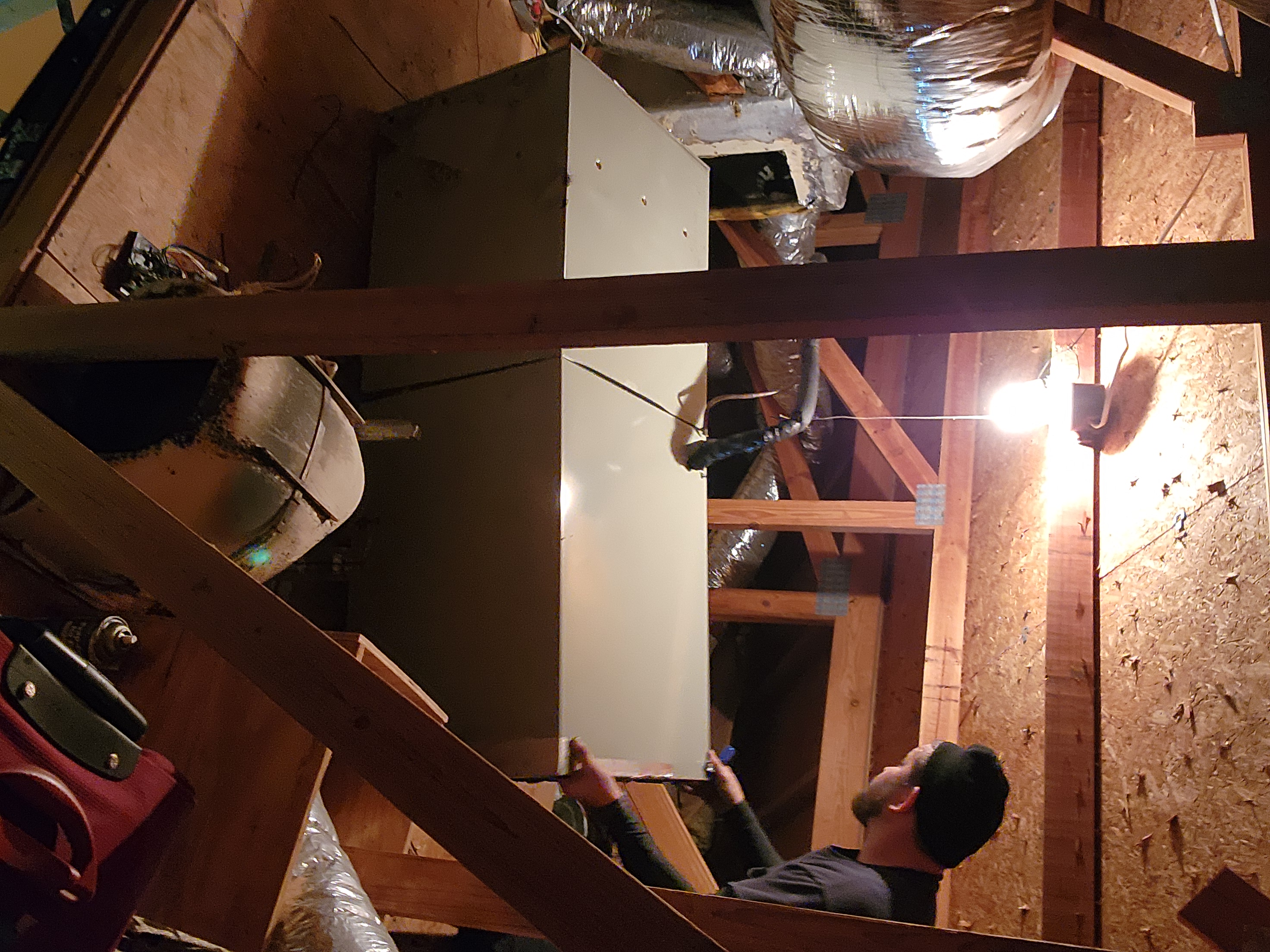 careful and considerate removal of old system to put in a nice new system