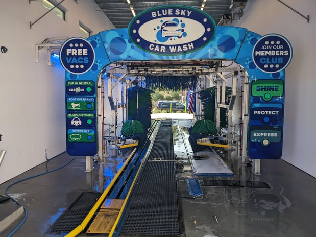 Images Blue Sky Car Wash
