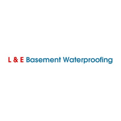 L & E Basement Waterproofing & Concrete Raising Logo