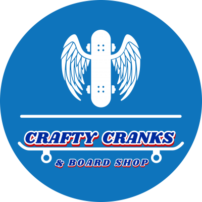 Crafty Cranks & Board Shop Logo