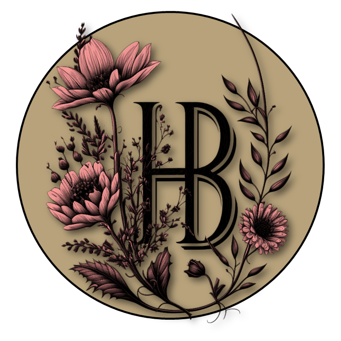 Harmonic Blooms of Glastonbury - Florist Logo