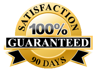 100% satisfaction guaranteed within 90 days