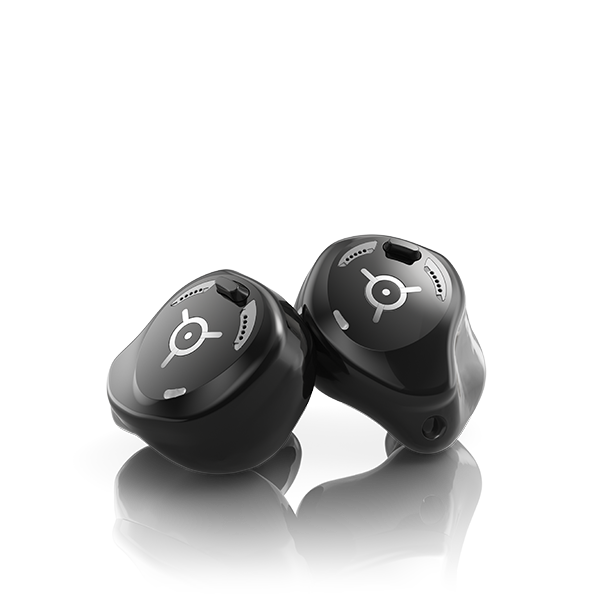 Image of Phonak Virto R Infinio custom hearing aids.