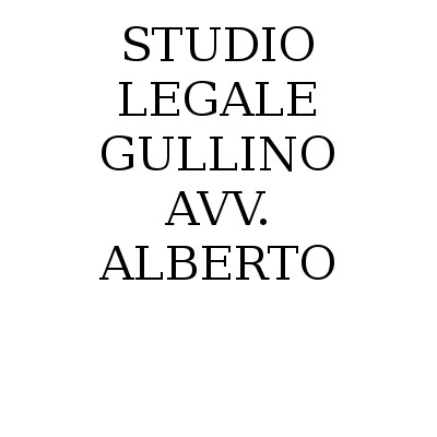 Studio Legale Gullino Avv. Alberto Logo