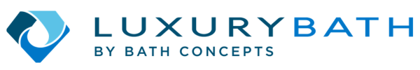 Luxury Bath by Bath Concepts logo representing premium bathroom remodeling products and design
