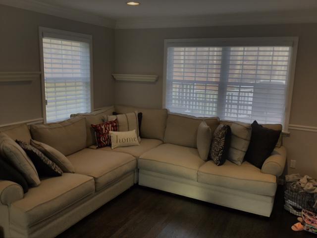 Glare on the TV while you’re trying to enjoy a lazy Sunday with some Netflix? Can’t have that! Check out the Illusion Shades we installed in this Ossining home—they’ll keep you watching TV in comfort! #BudgetBlindsOssining #OssiningNY #IllusionShades #FreeConsultation