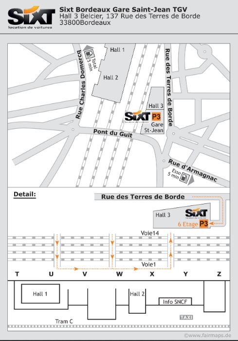 Images SIXT | Location voiture Bordeaux Gare Saint Jean