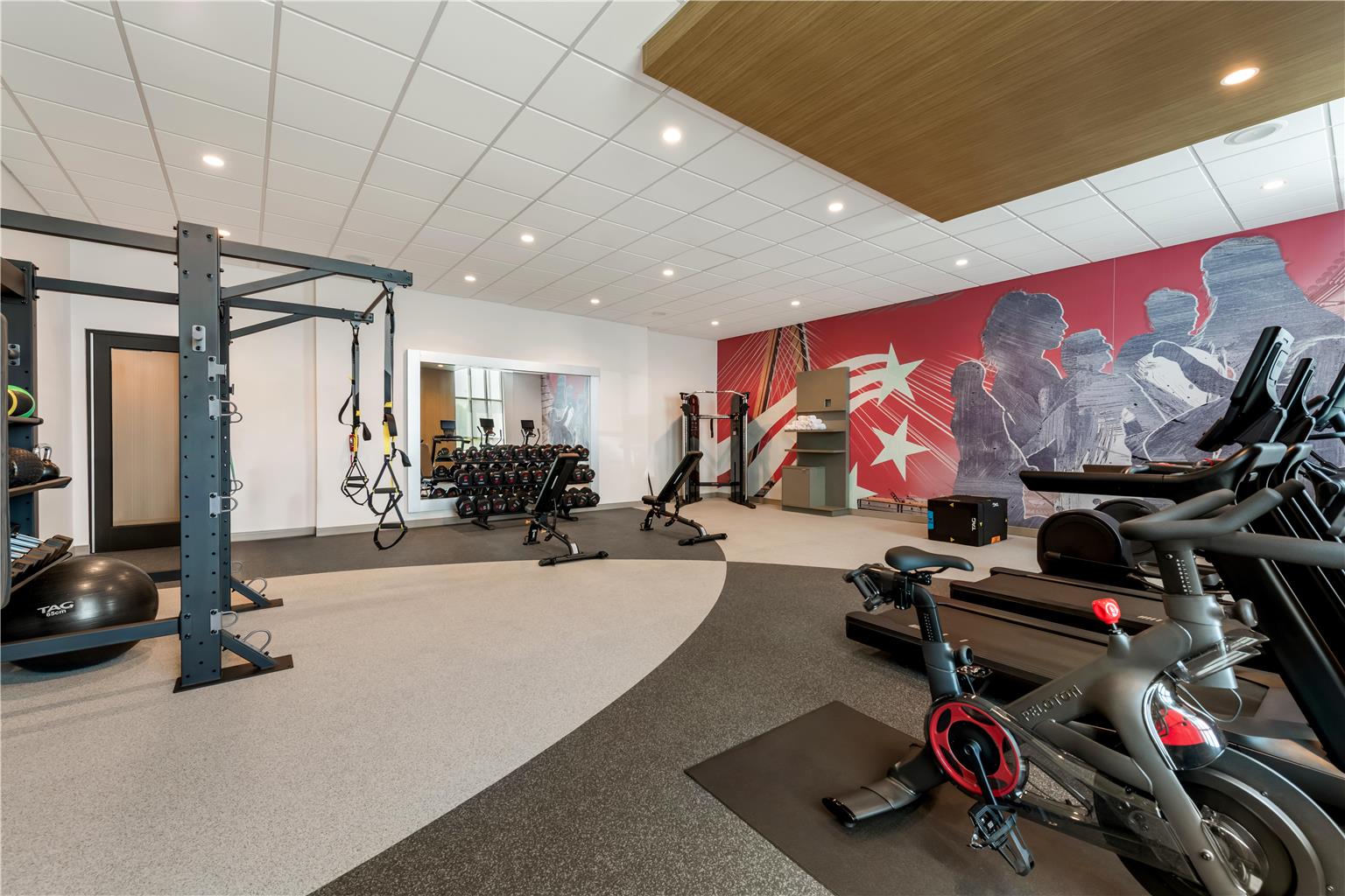 Health club fitness center gym
