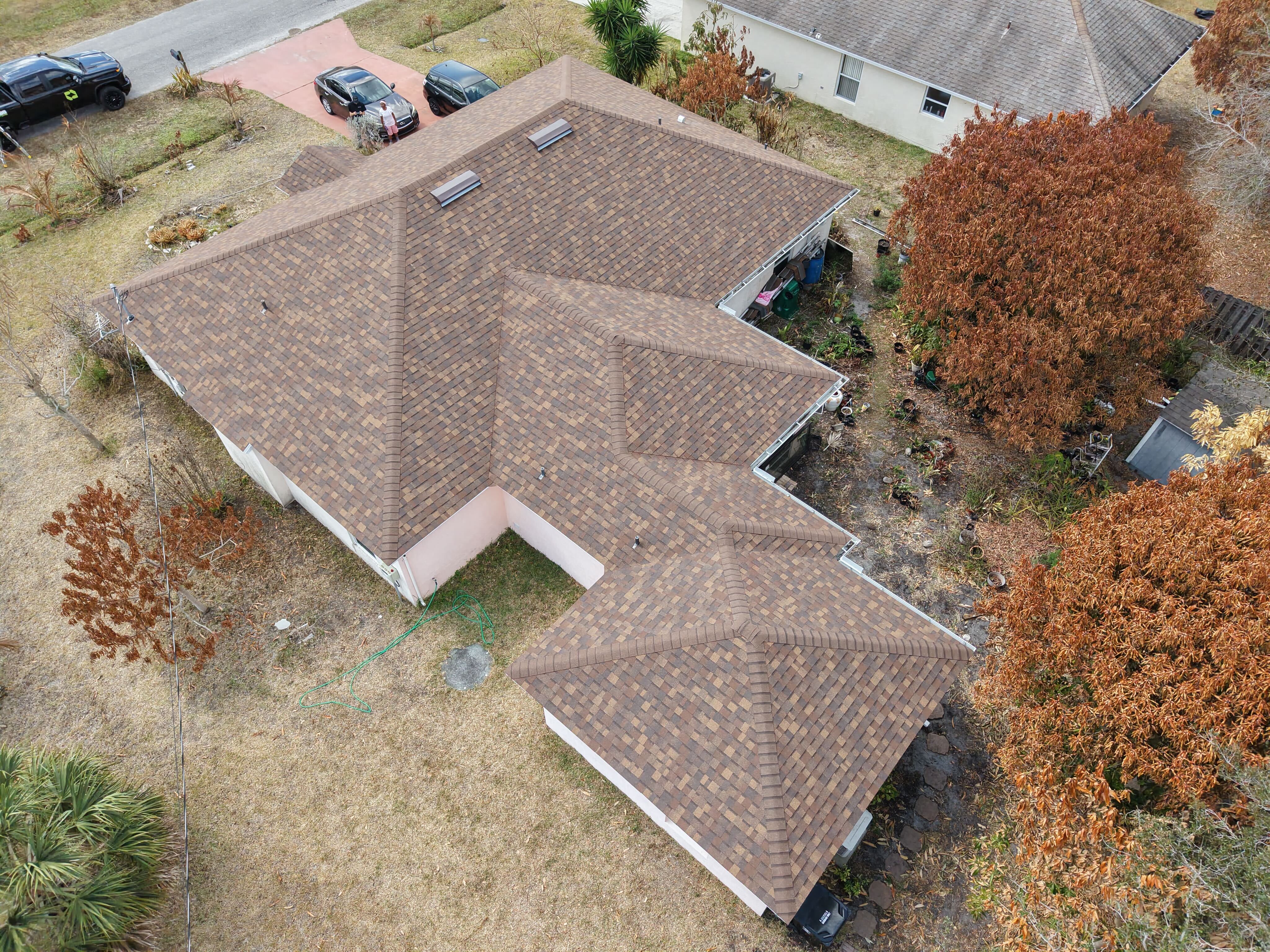 Shingle roof