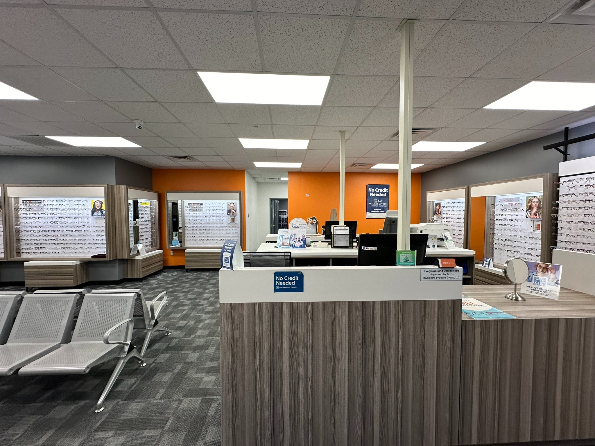 Store Interior at Stanton Optical Store Carrollton TX 75006