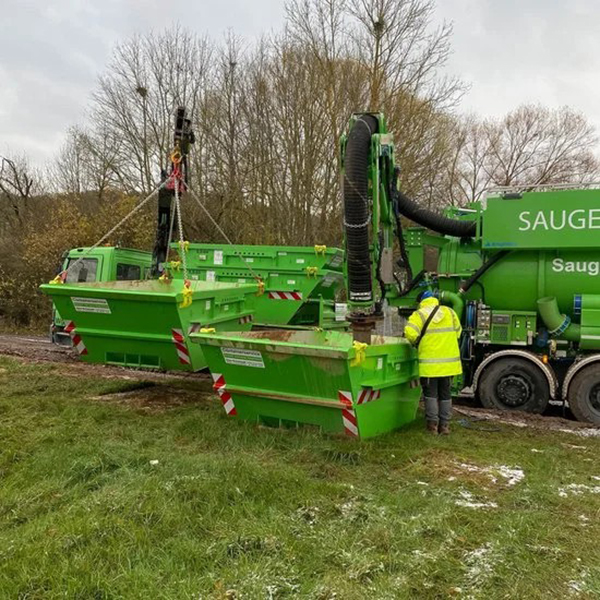 Bild 1 SBS Bohrschlammentsorgung in Neukirchen