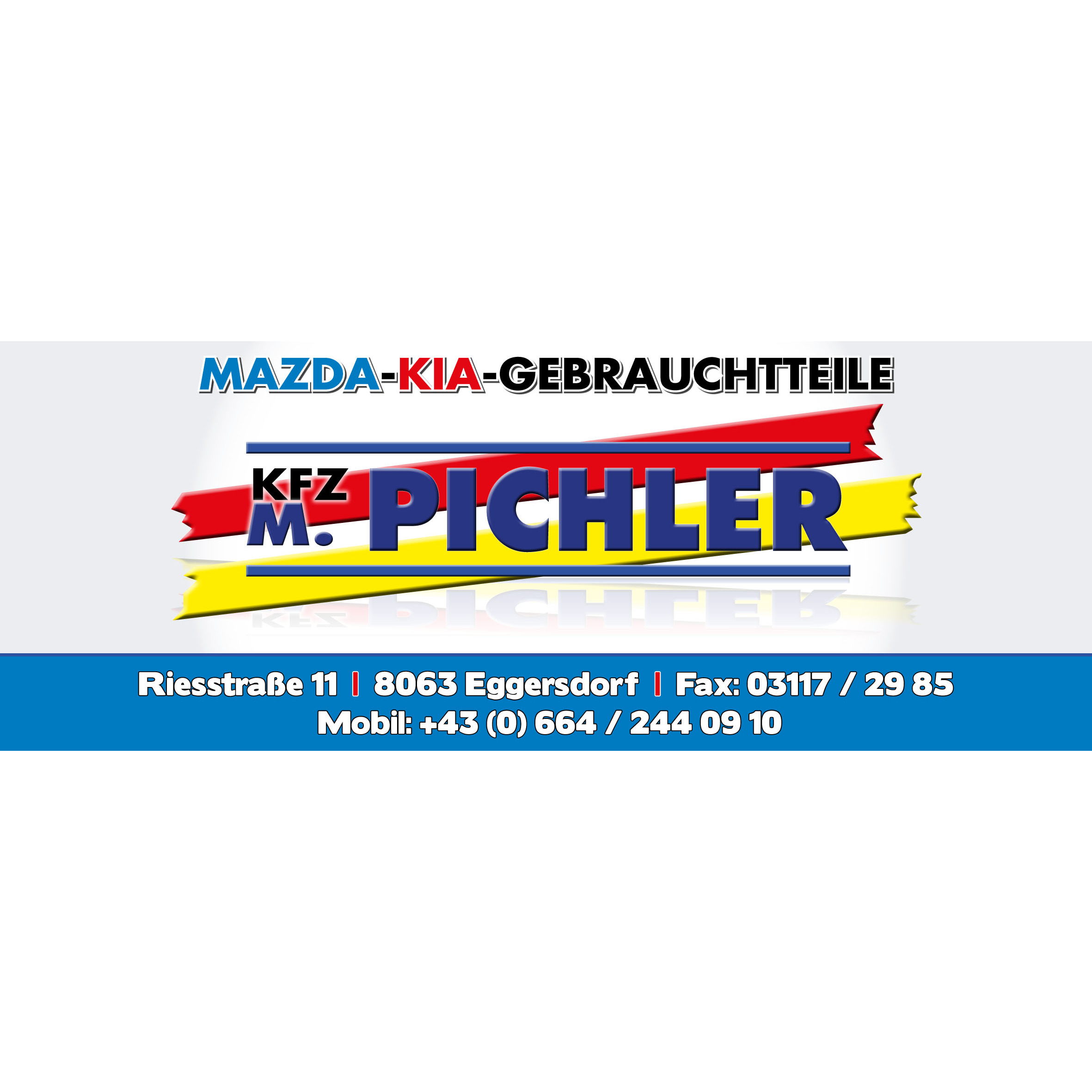 KFZ M. Pichler MAZDA & KIA Gebrauchtteile Logo