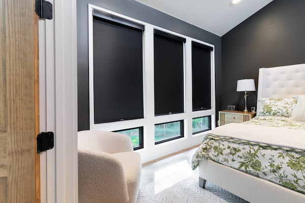 Sleeping in on chilly winter days just got so much better! With their various opacity level options, our sleek roller shades create ample privacy and shade so that you can enjoy sleeping in this winter! Plus, our gorgeous roller shades are customizable to best fit your space’s style.
