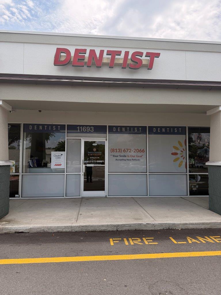 Front of office, Smile Design Riverview. 