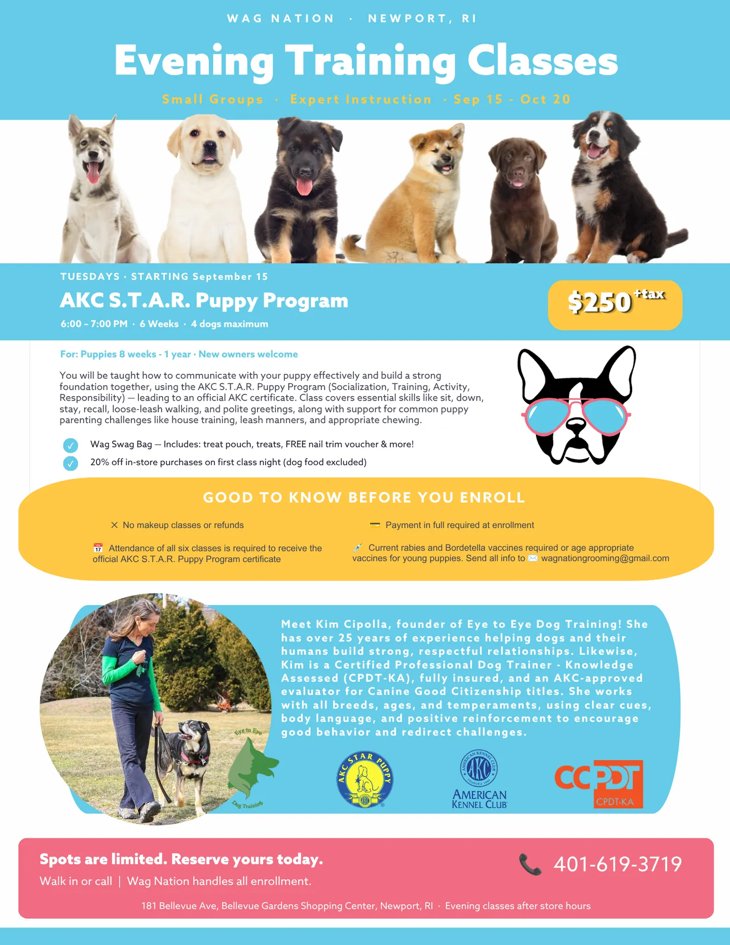 Image of Local Pet Event AKC S.T.A.R. Puppy Training Program Nearby