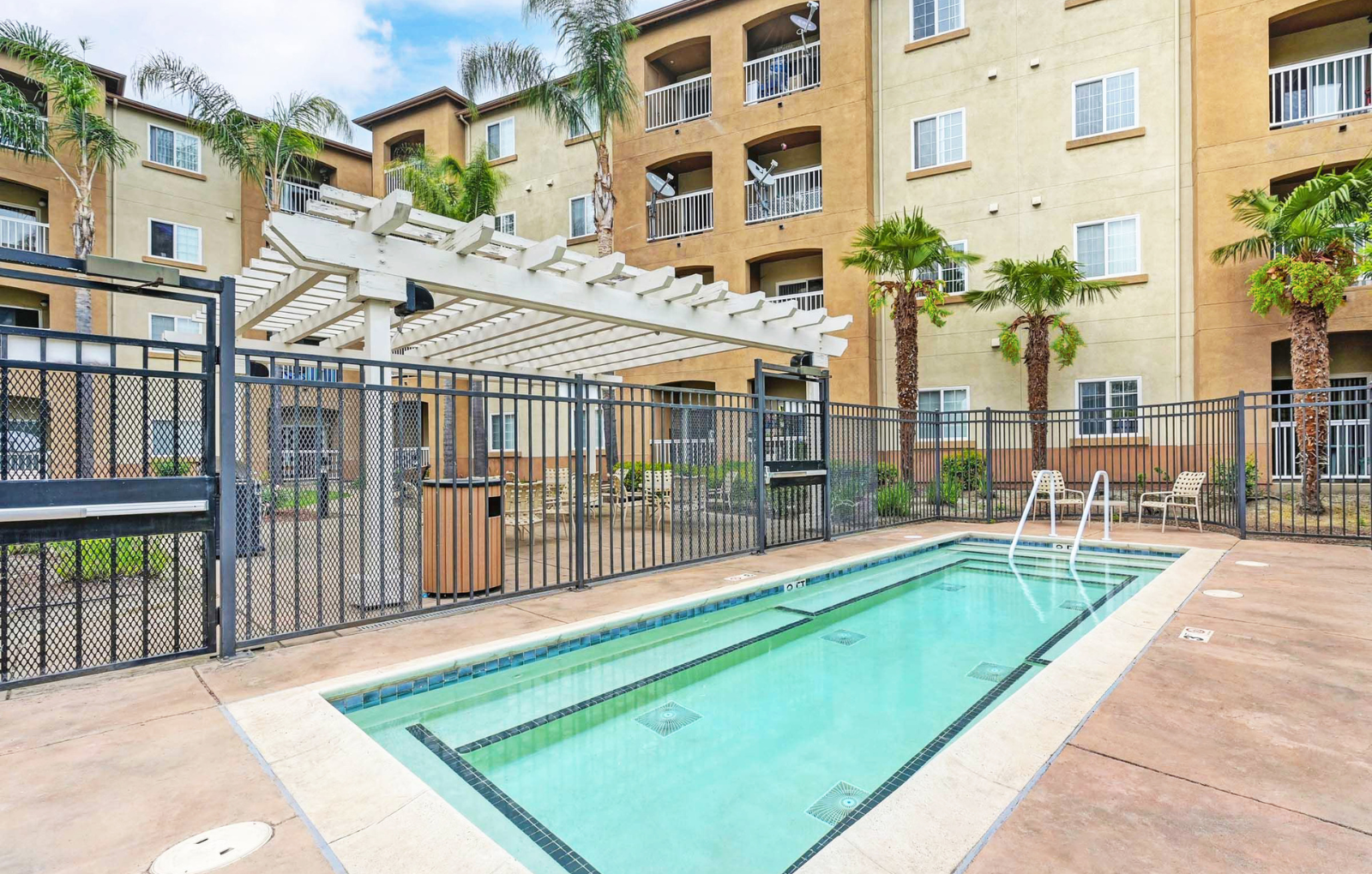 Heated Spa at Hayward Village Senior Apartments in Hayward, CA
