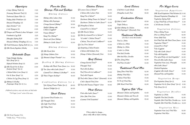 Images Silk Road Gourmet Chinese Restaurant