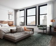 King guestroom with city views