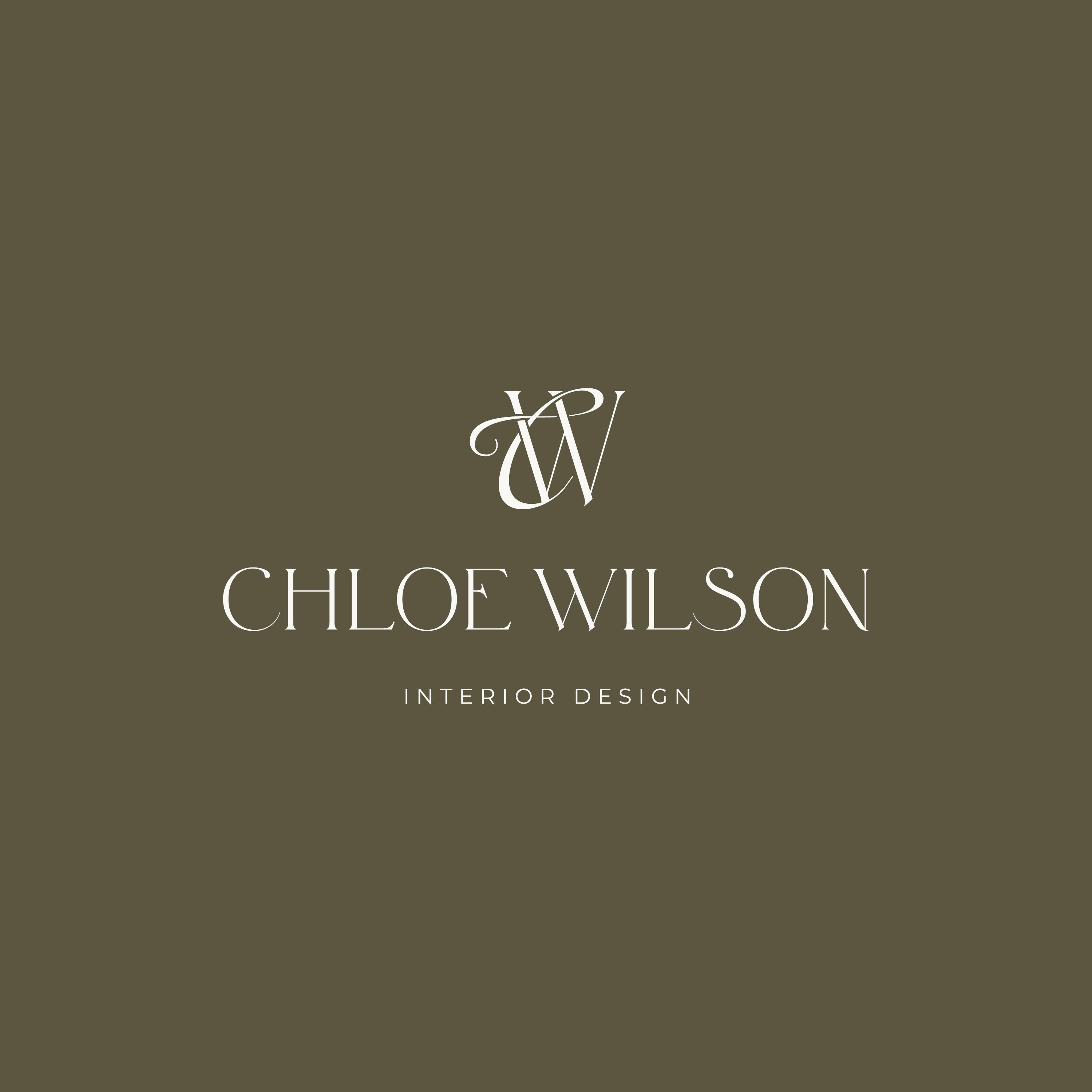 Chloe Wilson Interior Design Logo