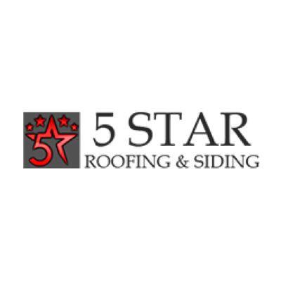 5 Star Roofing & Siding Logo