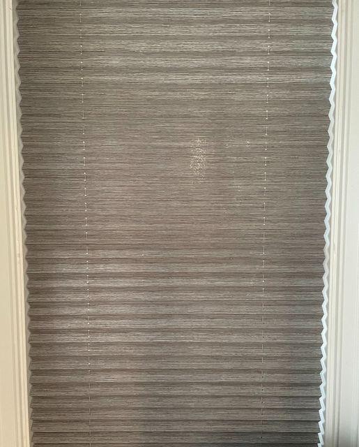 Pleated Cellular Shades by Budget Blinds of Kennesaw & Acworth are remarkably versatile and are highly efficient at blocking out that pesky sunlight! #BudgetBlindsKennesawAcworth #ShadesofBeauty #FreeConsultation #CellularShades