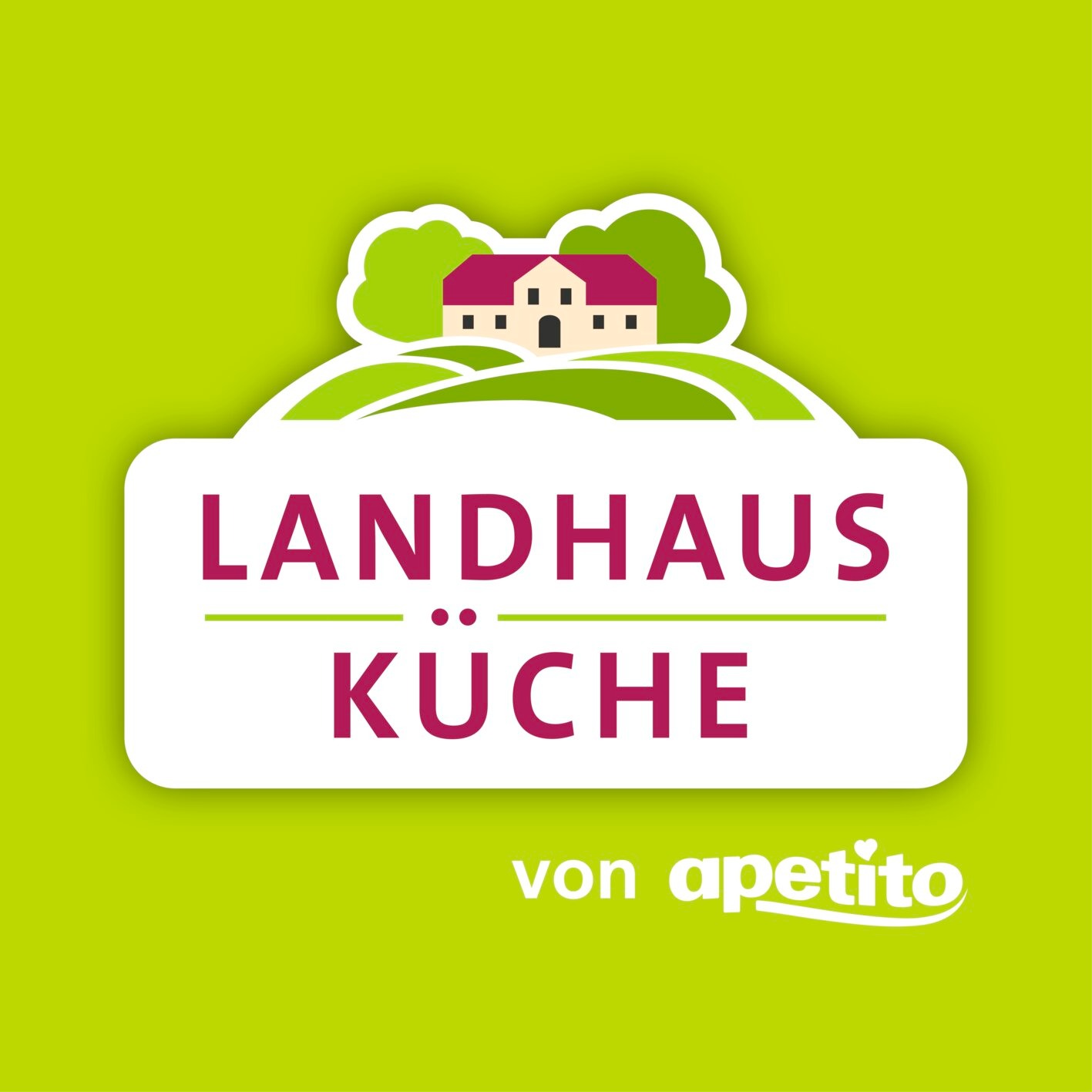 Landhausküche. Essen auf Rädern von apetito. in Kiel - Logo