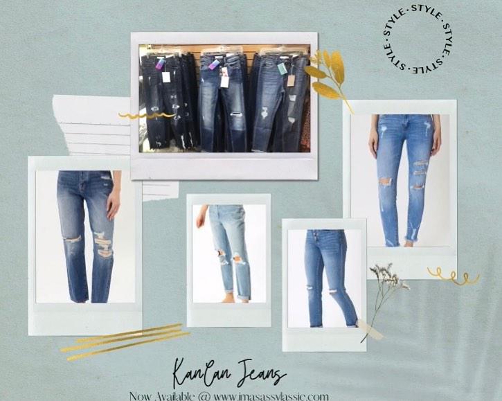 From skinny to straight to boyfriend, we carry a variety of Kancan jeans...with more arriving soon!